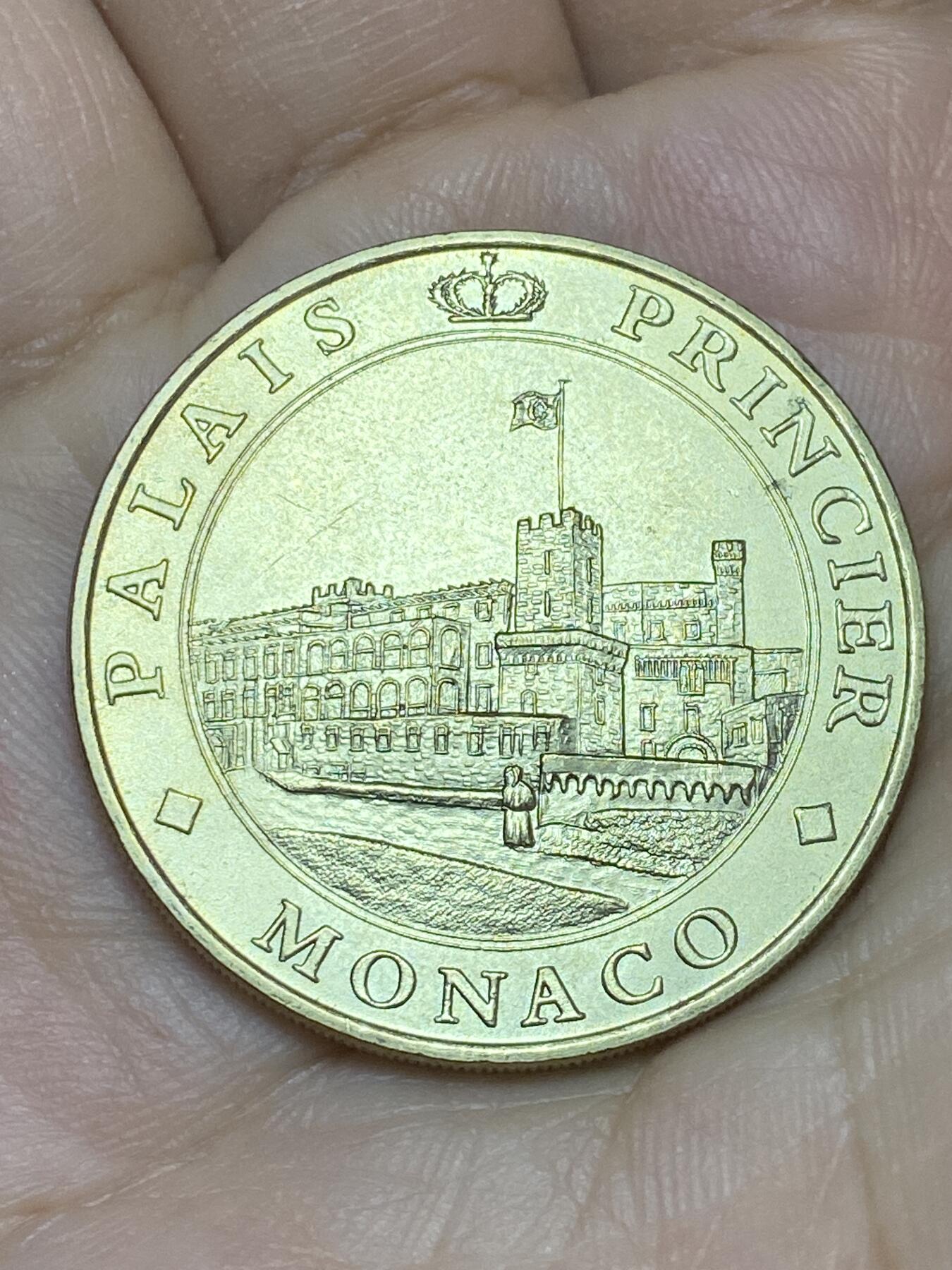 2026年第十场(总第一百七十九场）外国好品散币场(免佣金) 少见好品–法国🇫🇷纪念章，直径33.8毫米，厚2.2毫米，重15.74克(摩纳哥亲王宫纪念章，法国巴黎造币厂“国家收藏系列纪念章”)