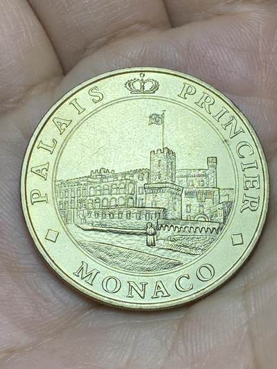 2026年第十场(总第一百七十九场）外国好品散币场(免佣金) - 少见好品–法国🇫🇷纪念章，直径33.8毫米，厚2.2毫米，重15.74克(摩纳哥亲王宫纪念章，法国巴黎造币厂“国家收藏系列纪念章”)