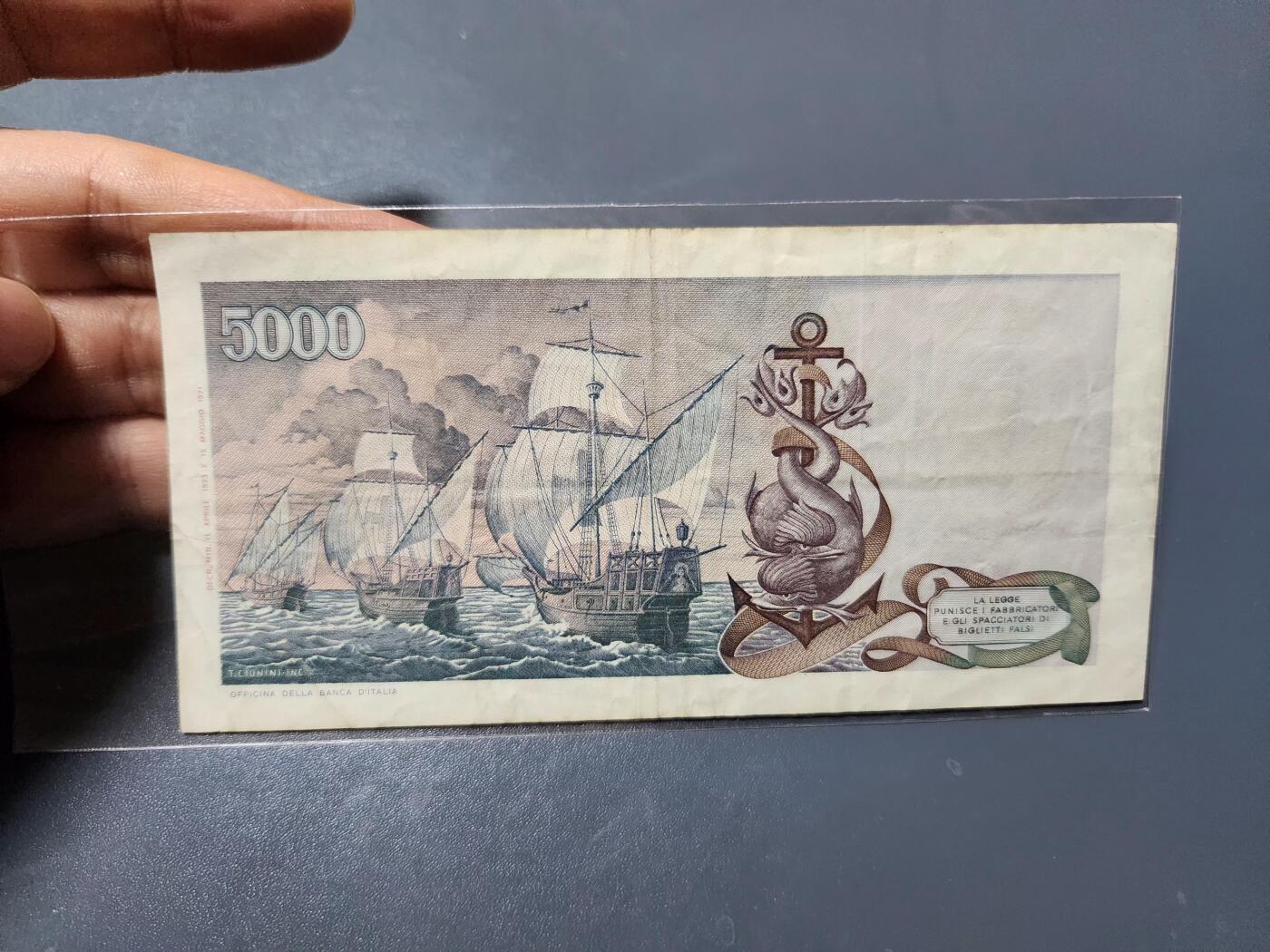 1月17号晚上8点 外国纸币自动截拍第8场 意大利美品