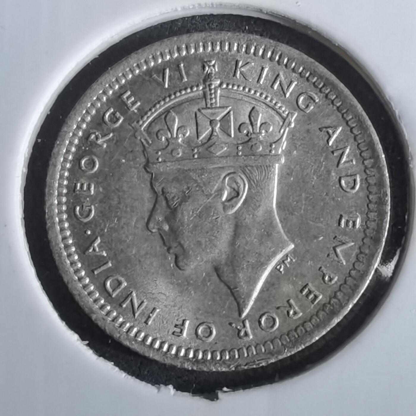 沼泽如烟--第965场 英属马来亚1943年五分银币