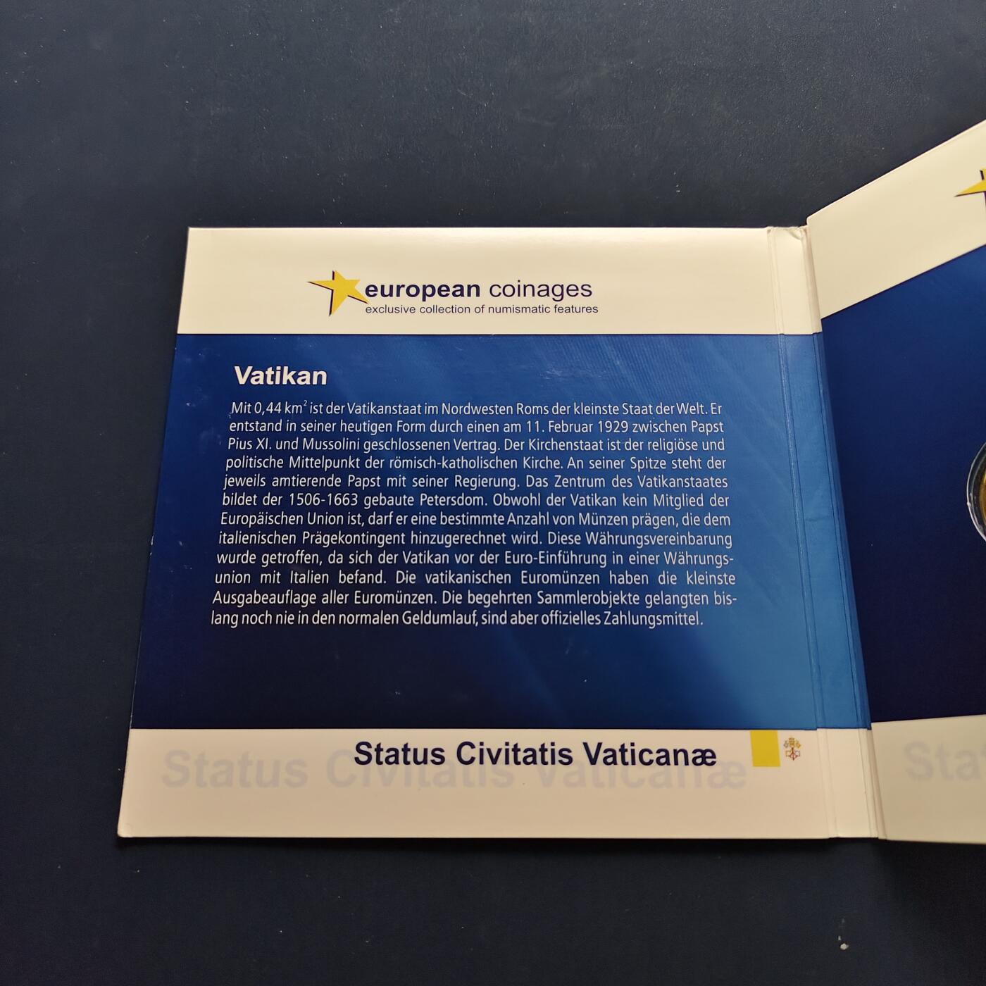 【全场包邮】纯粹捡漏拍497场-持续更新中 梵蒂冈2013年封装5枚欧元各材质样币套币