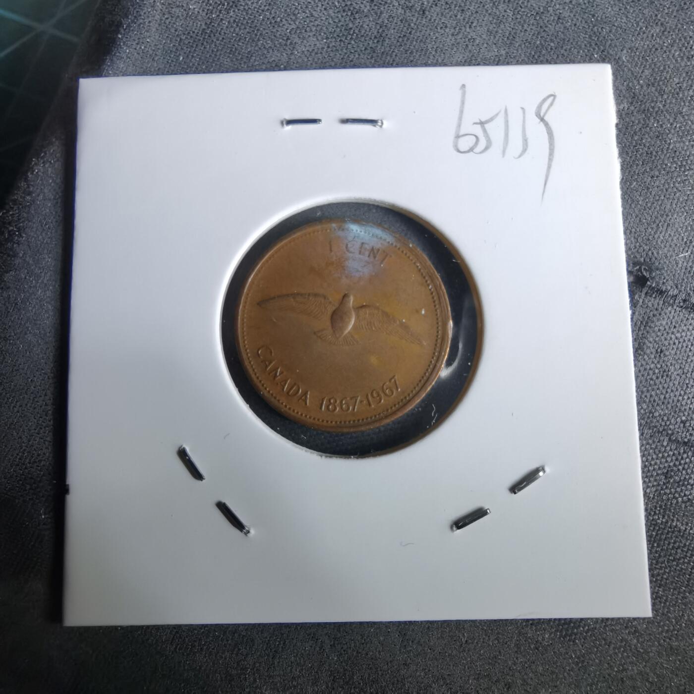 沼泽如烟--第965场 加拿大1967年一分