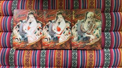 光影卡牌第28期，各家亲签，各家套卡，持续收拍品 - 彫仙仙梦红楼风月宝鉴普卡3张