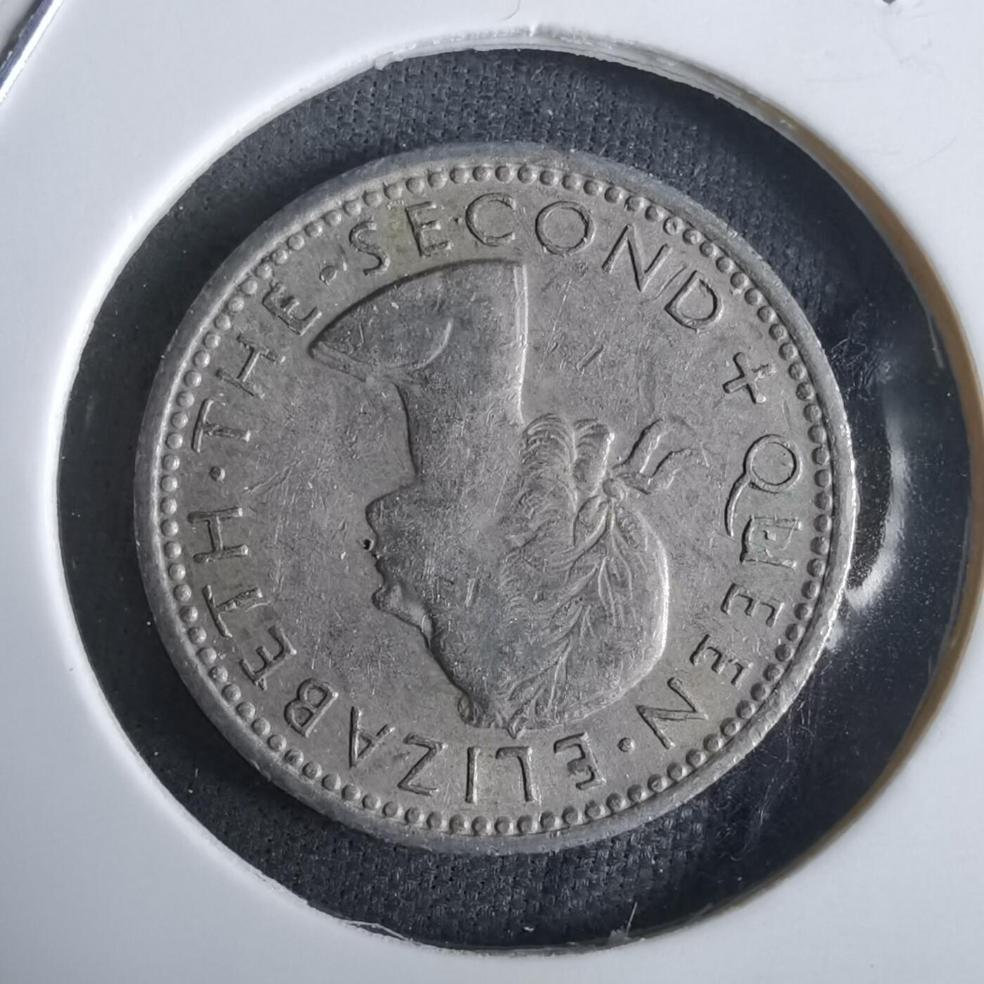 沼泽如烟--第963场 新西兰1965年6便士