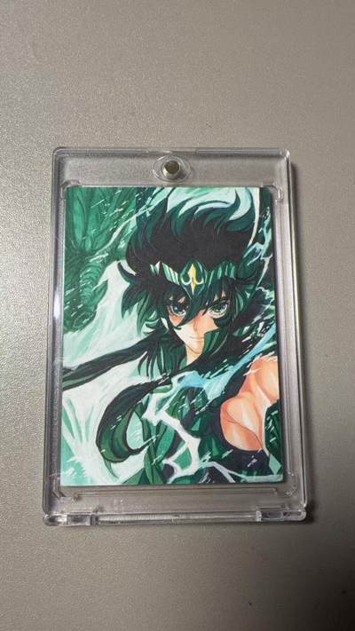 阳大大卡牌拍卖第94期（持续收拍品，周六晚上九点截拍，进群福利早知道） - 【手绘卡】怀旧圣斗士 瞬