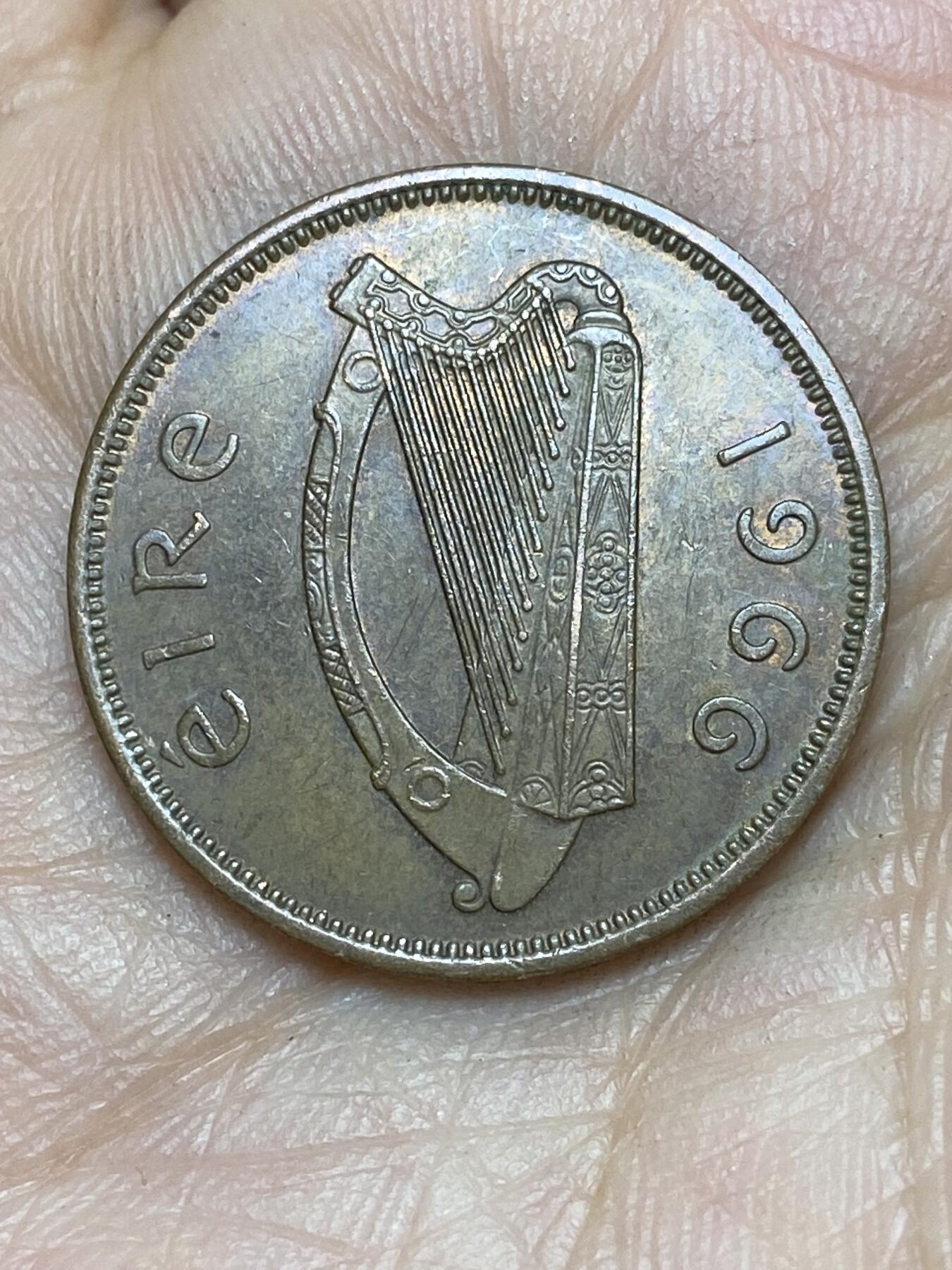 2026年第十场(总第一百七十九场）外国好品散币场(免佣金) 爱尔兰🇮🇪1966年1/2便士(共和国第一套)