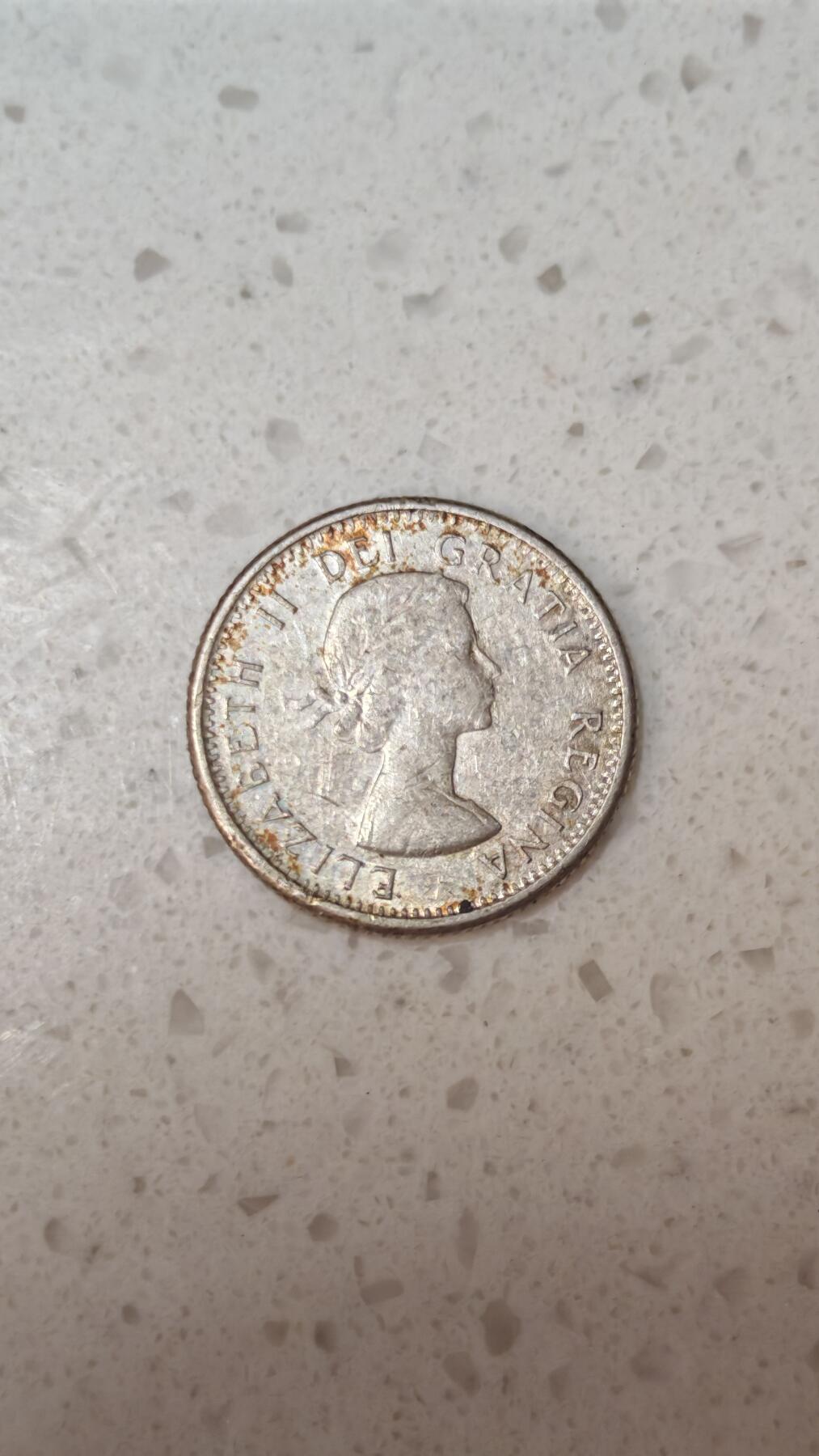 小银币场 加拿大1961年10分银币