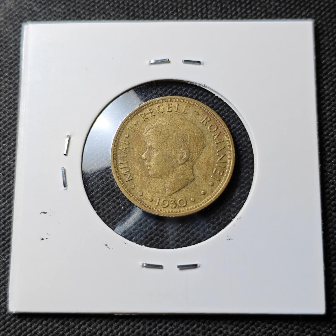 KK钱币收藏小铺  第400期  百期特拍（四拍之四）2月预留时间 周末发货  1930罗马尼亚5列伊铜币