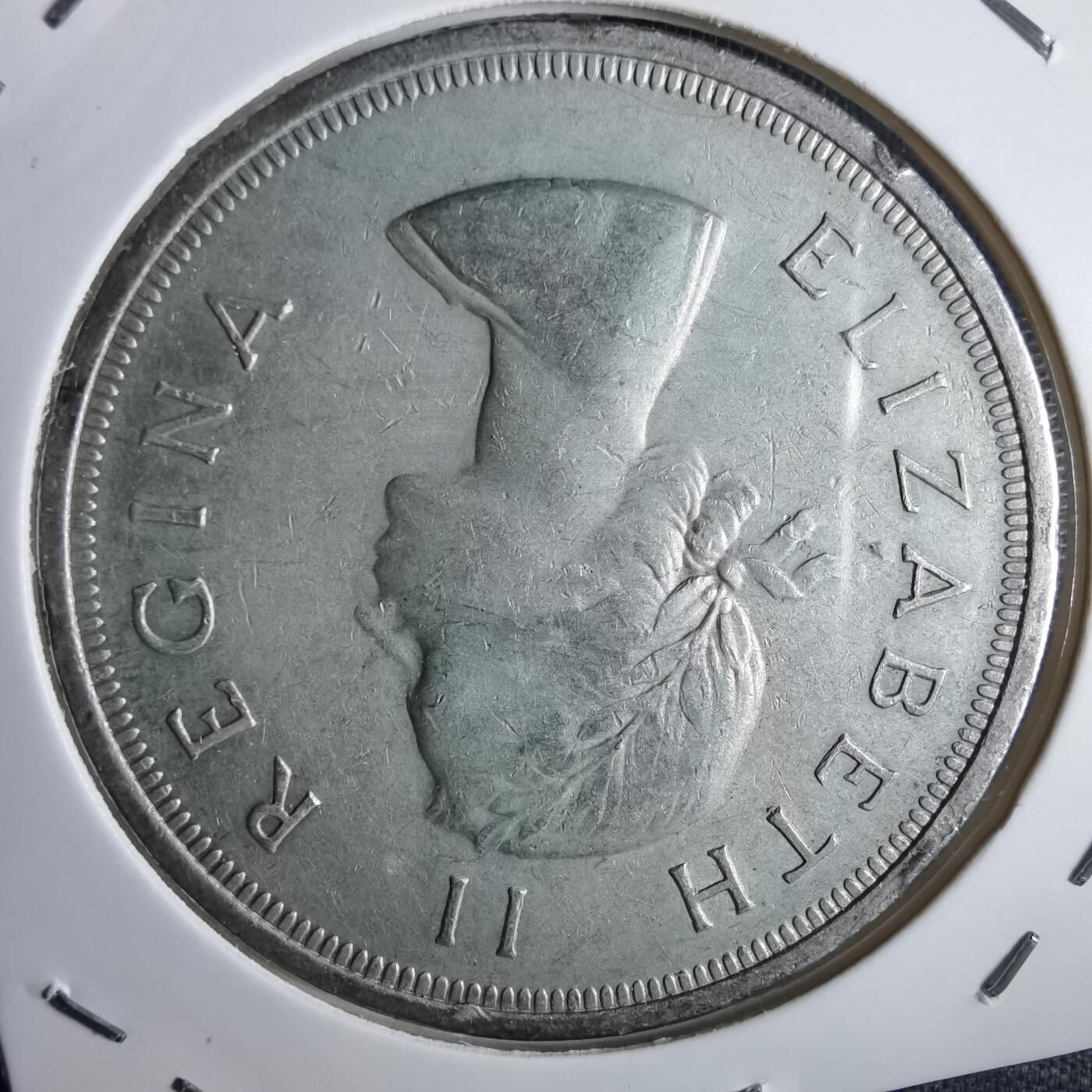 沼泽如烟--第963场 南非1958年5先令银币