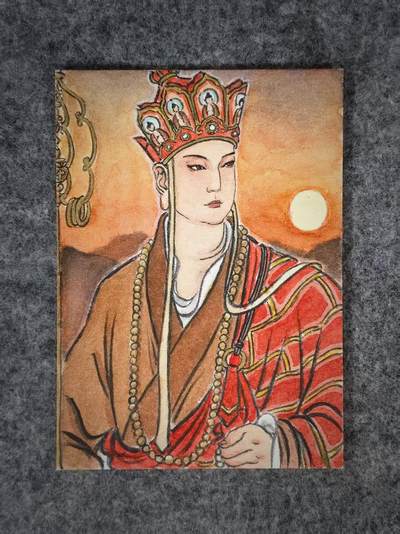 白泽拍卖卡牌手绘专场第31期（岁寒知松柏 春意已可期） - 2026 史墨手绘卡 唐僧 史墨亲签