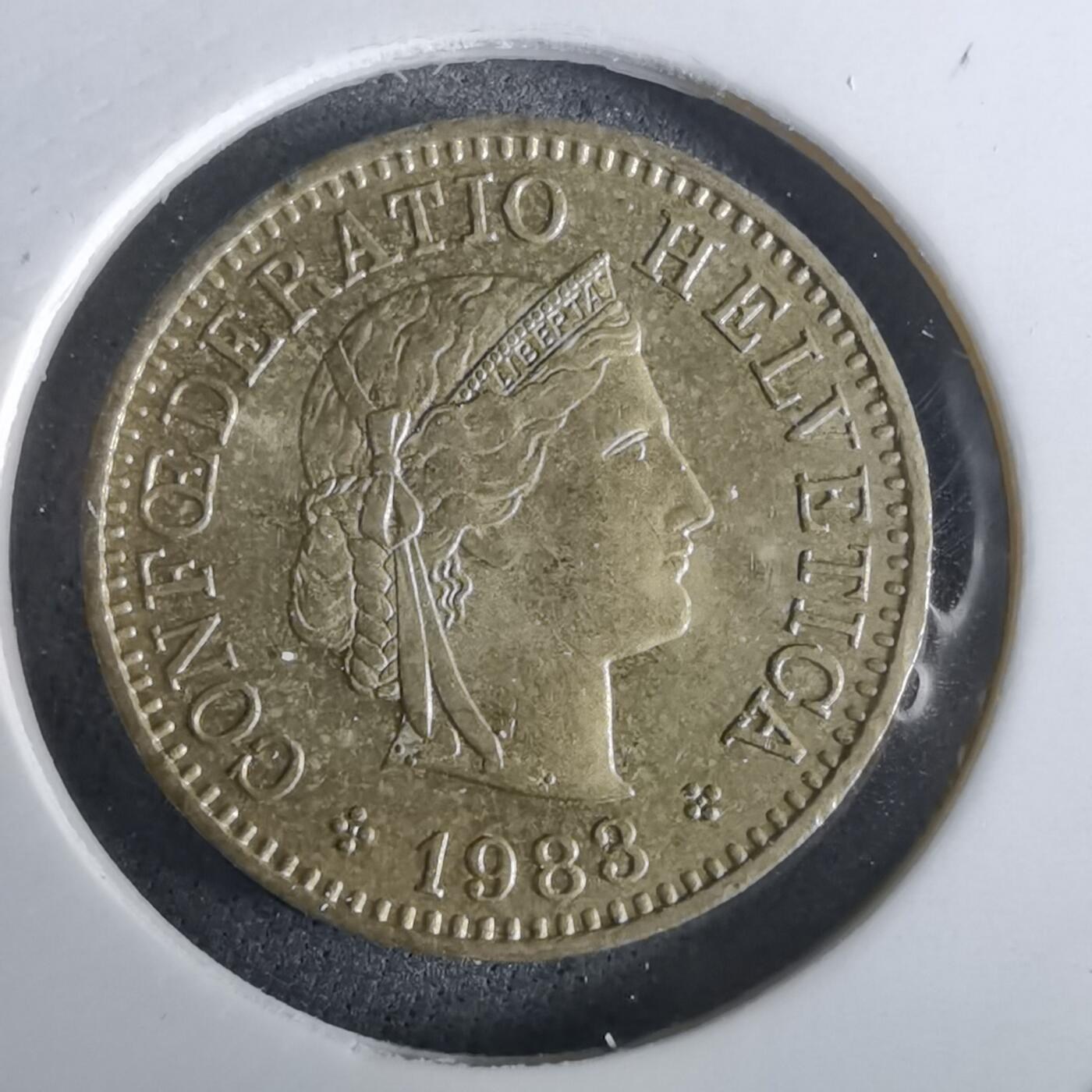 沼泽如烟--第965场 瑞士1983年五分