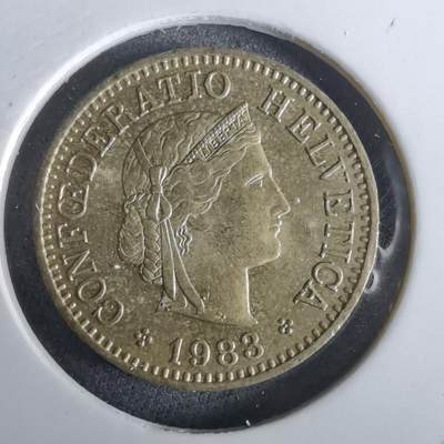 沼泽如烟--第965场 - 瑞士1983年五分