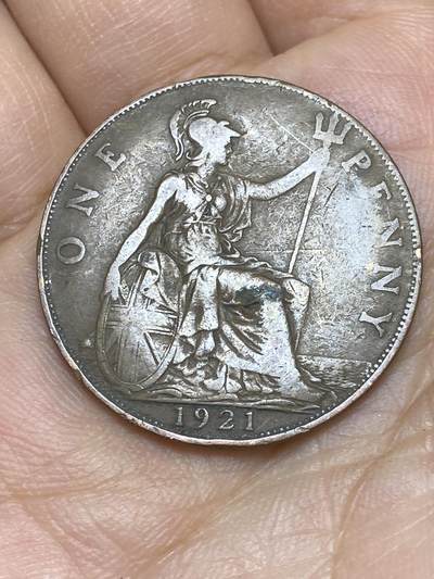 2026年第十场(总第一百七十九场）外国好品散币场(免佣金) - 英国🇬🇧1921年1便士(乔治五世第一版)