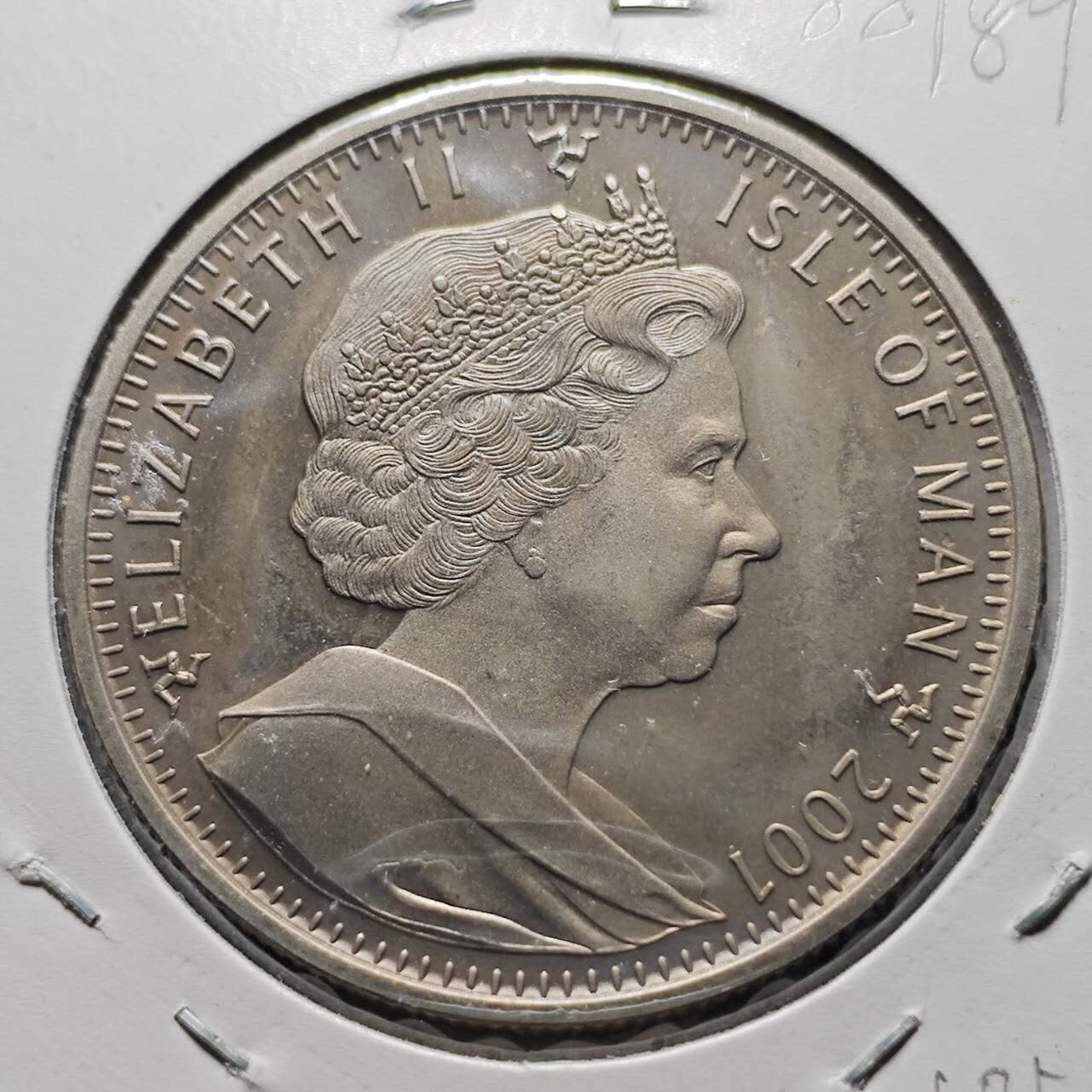 KK钱币收藏小铺  第400期  百期特拍（四拍之四）2月预留时间 周末发货  2001马恩岛1克朗纪念币 哈利波特系列