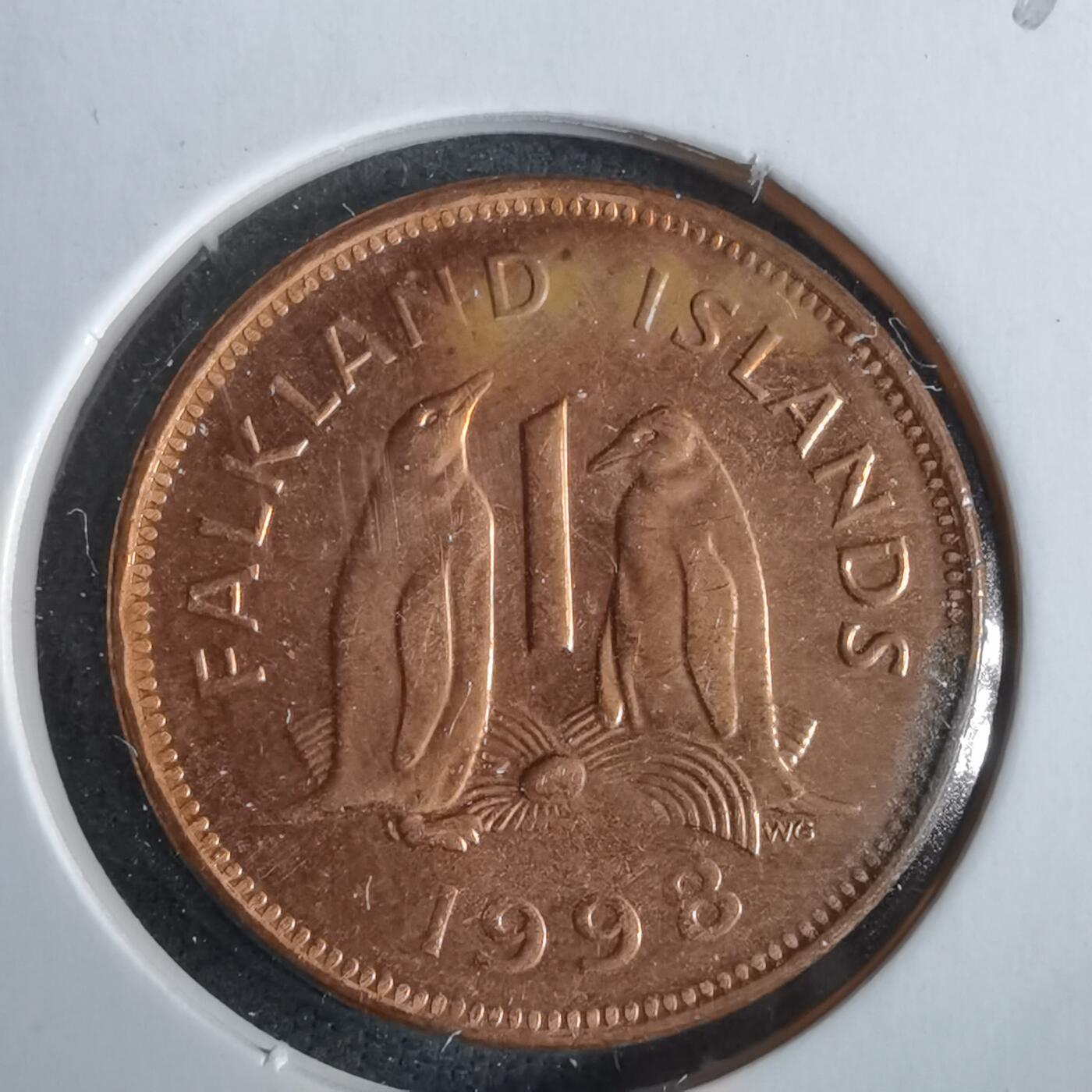 沼泽如烟--第963场 福克兰1998年1便士