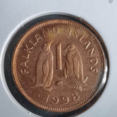 沼泽如烟--第963场 - 福克兰1998年1便士