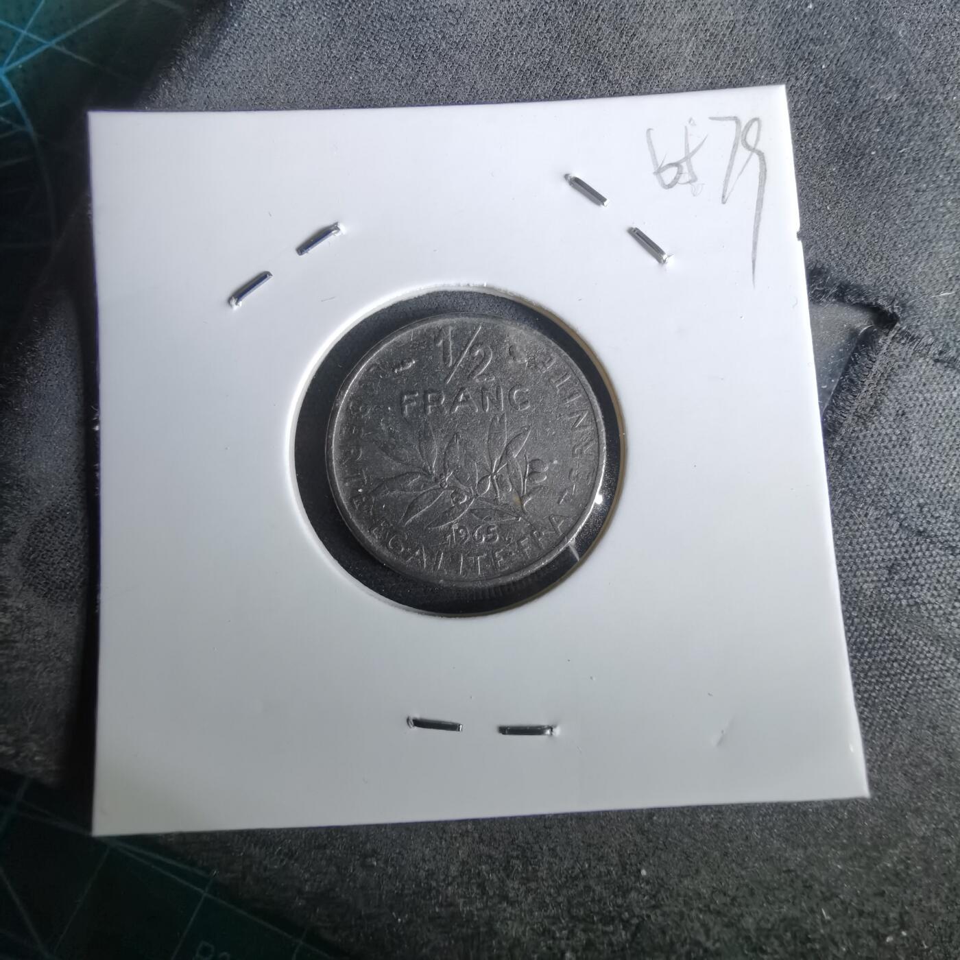 沼泽如烟--第965场 法国1965年半法郎