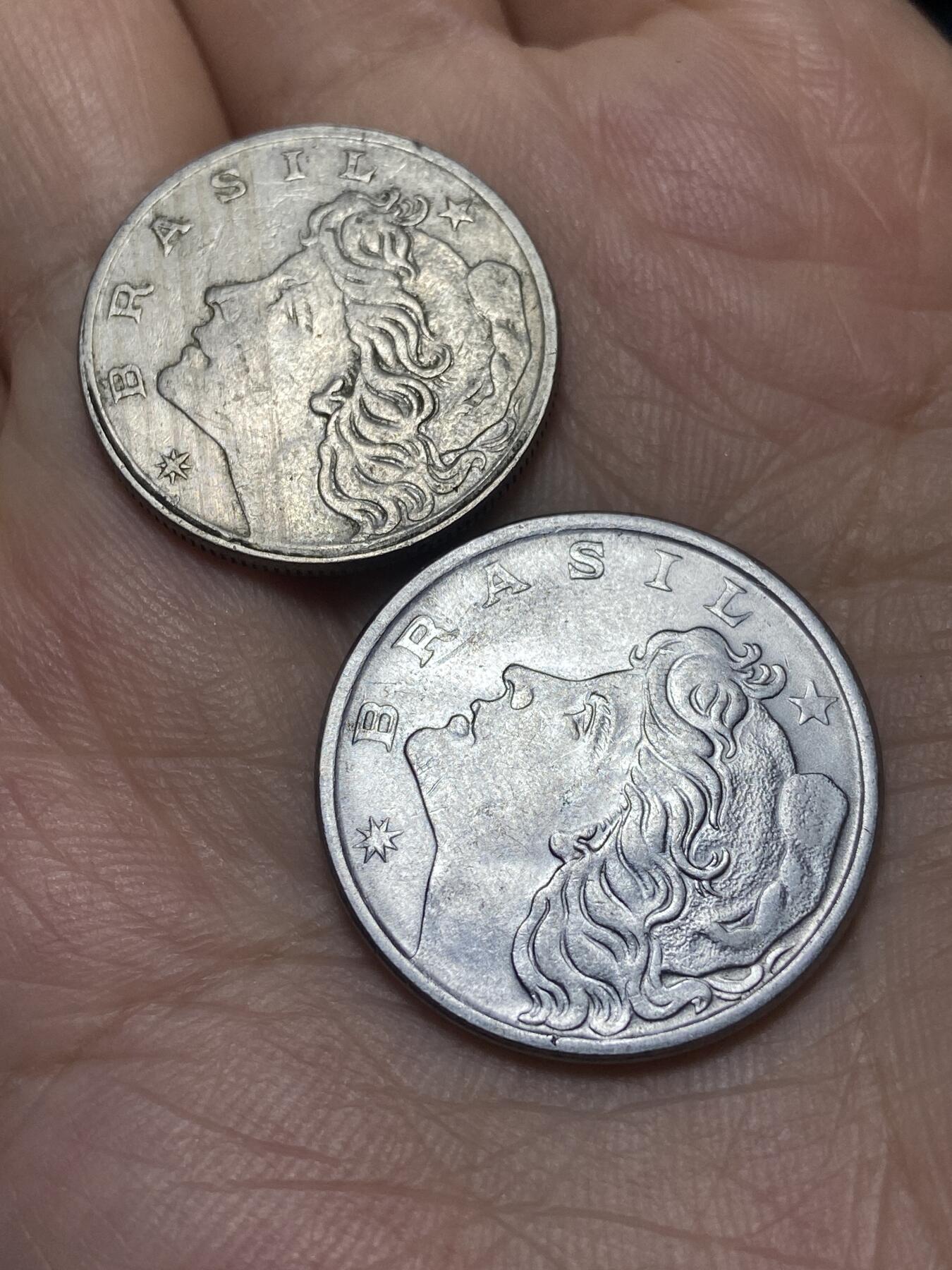 2026年第十场(总第一百七十九场）外国好品散币场(免佣金) 巴西🇧🇷2枚：1967年10分，1976年20分