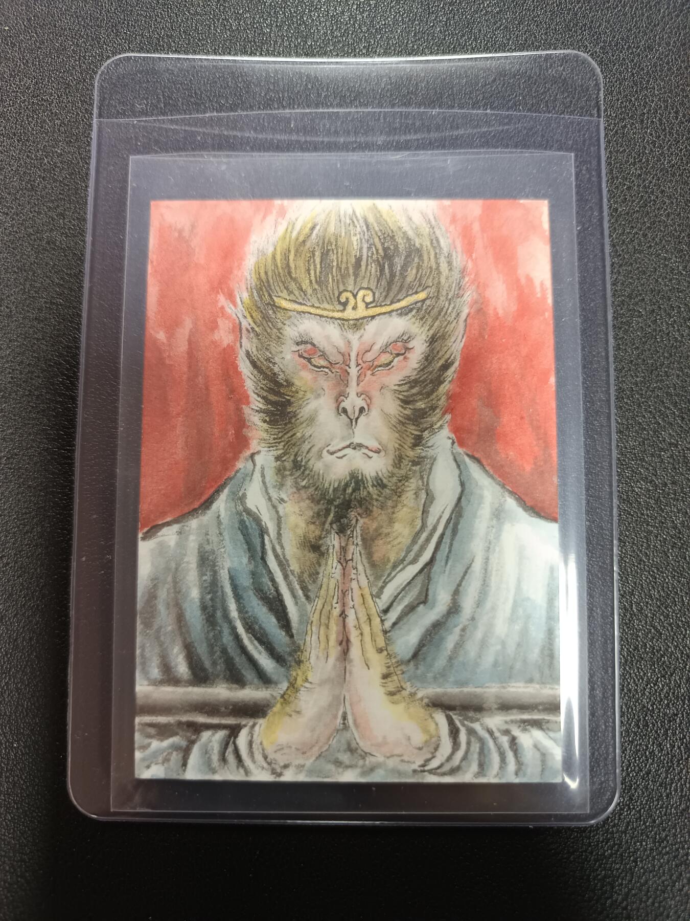 天玑星卡拍第164期《1.22周四截拍》持续收拍收评中 满赠卡需备注 【手绘卡】张先军 悟见如来 手绘卡