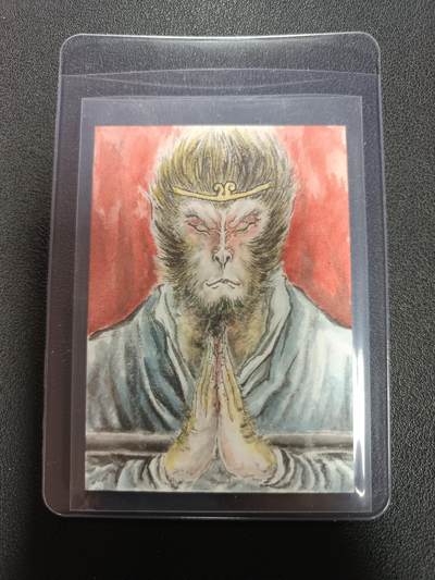 天玑星卡拍第164期《1.22周四截拍》持续收拍收评中 满赠卡需备注 - 【手绘卡】张先军 悟见如来 手绘卡