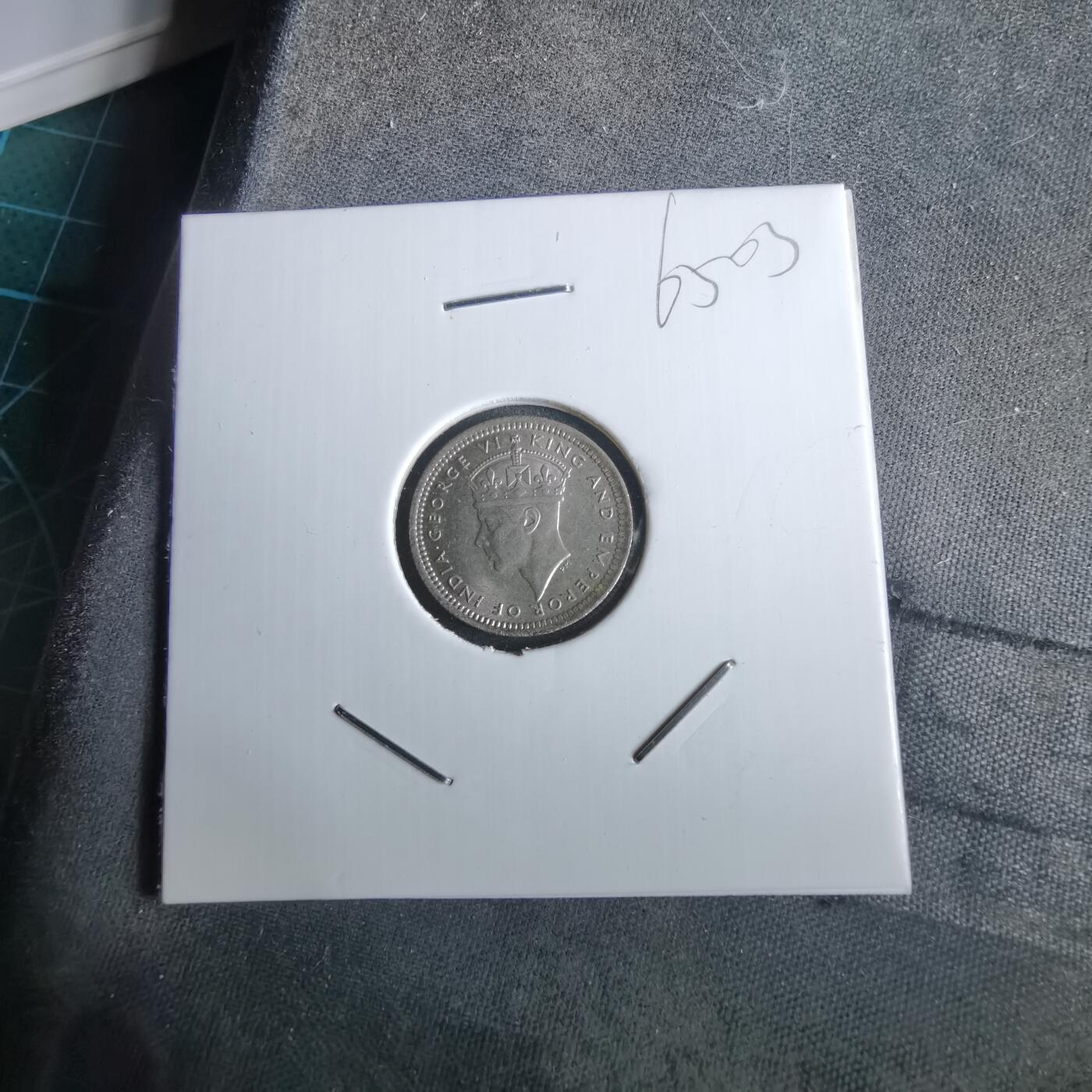 沼泽如烟--第965场 英属马来亚1943年五分银币