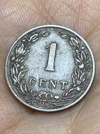 2026年第十场(总第一百七十九场）外国好品散币场(免佣金) - 荷兰🇳🇱1905年1分(威廉明娜女王第四版，Halberd–长戟标)