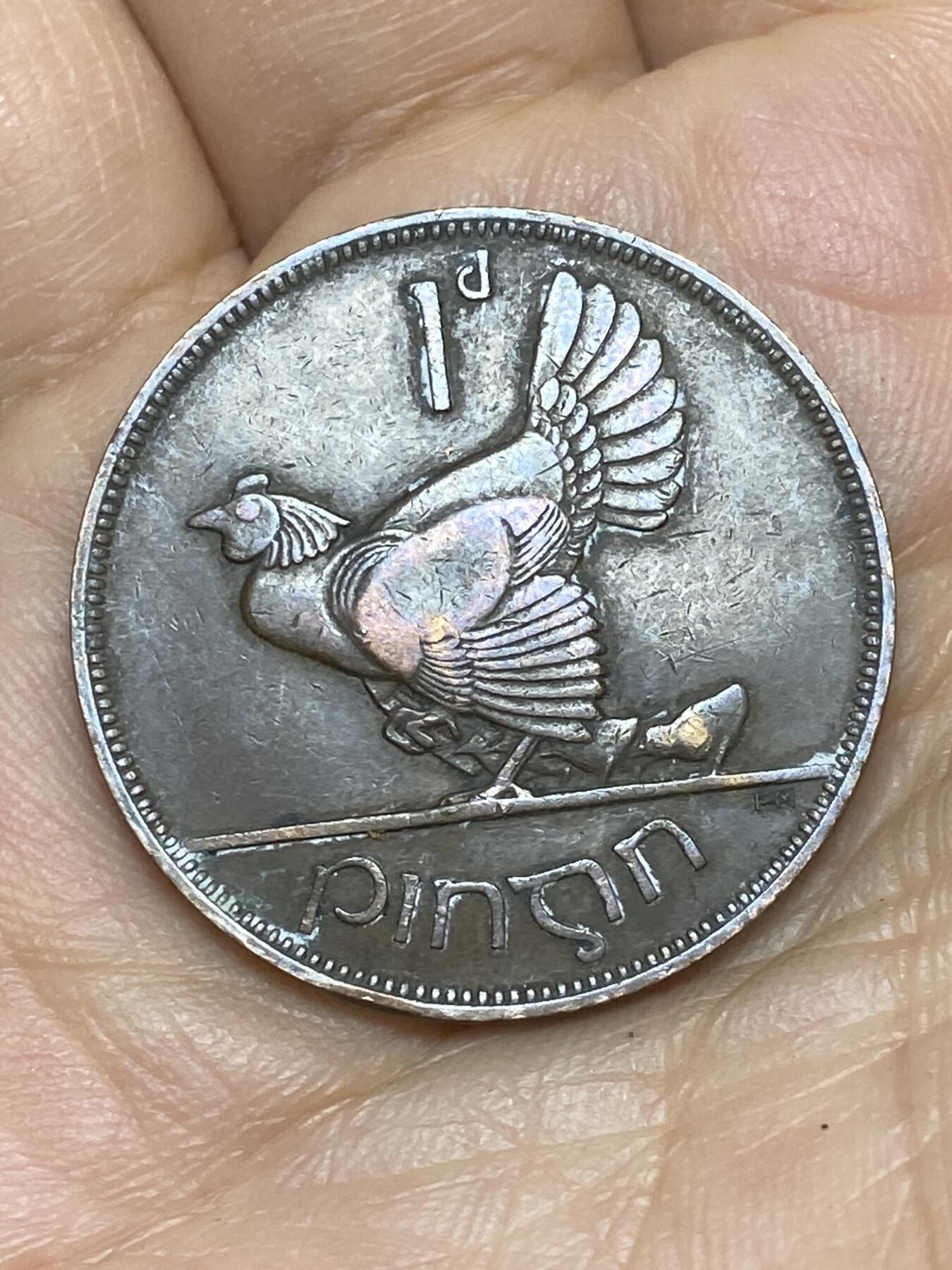 2026年第十场(总第一百七十九场）外国好品散币场(免佣金) 爱尔兰1928年1便士(英辖自由邦时期，首发年)