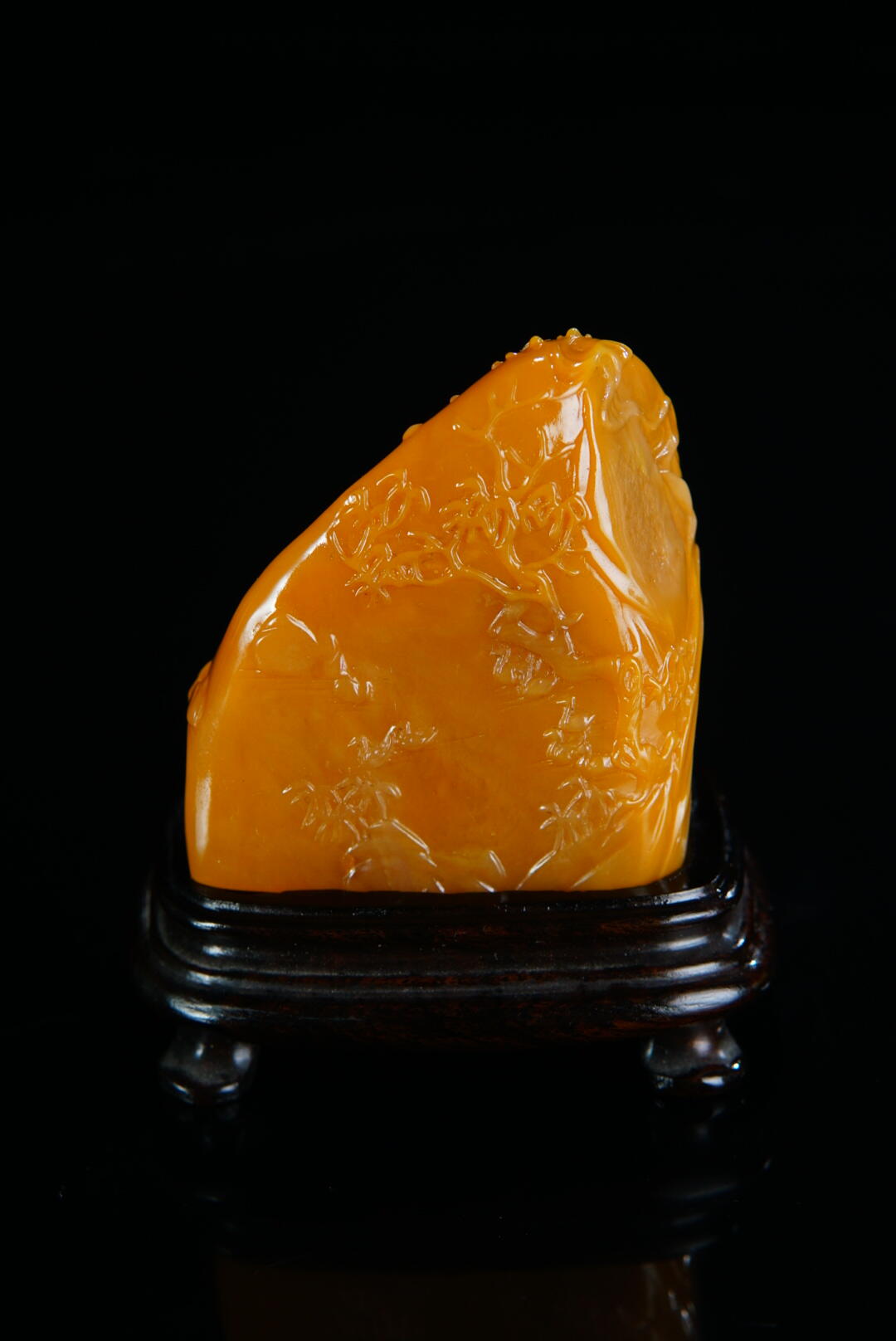 方寸藏珍·寿山田黄印章专场（二） 寿山田黄石《春江水暖》摆件