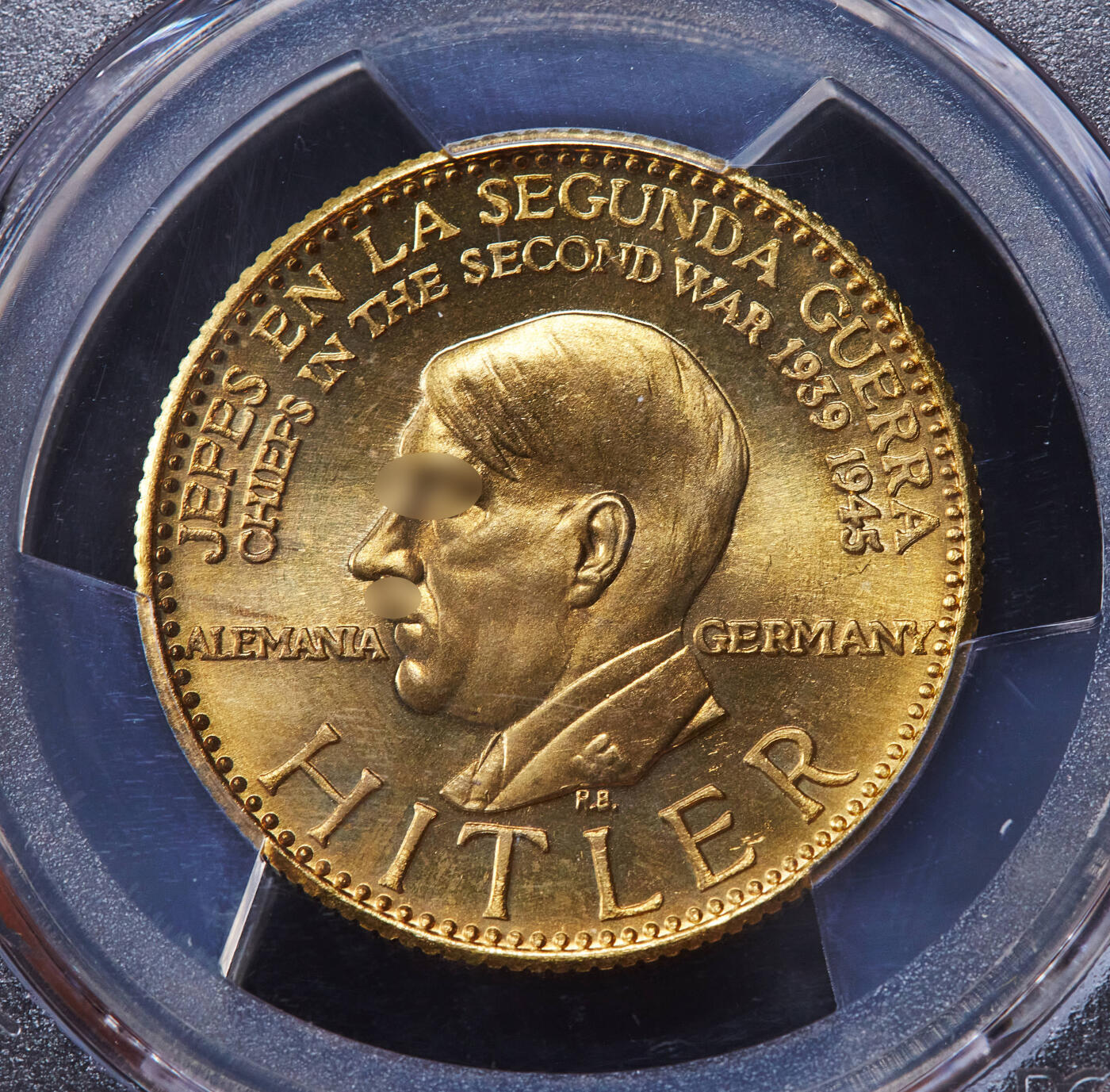 【俄甄集藏】“万象更新、马呈祥瑞”迎新春俄甄精品场-2026年(047)01-21 星期三 晚 19:30 全场包邮 委内瑞拉1957年二战领导人系列-德国总理60玻利瓦尔金币，PCGS MS67，重：22.22克，90%金，稀少品种，冠军分数，原图联系客服或前往对应官网进行查询