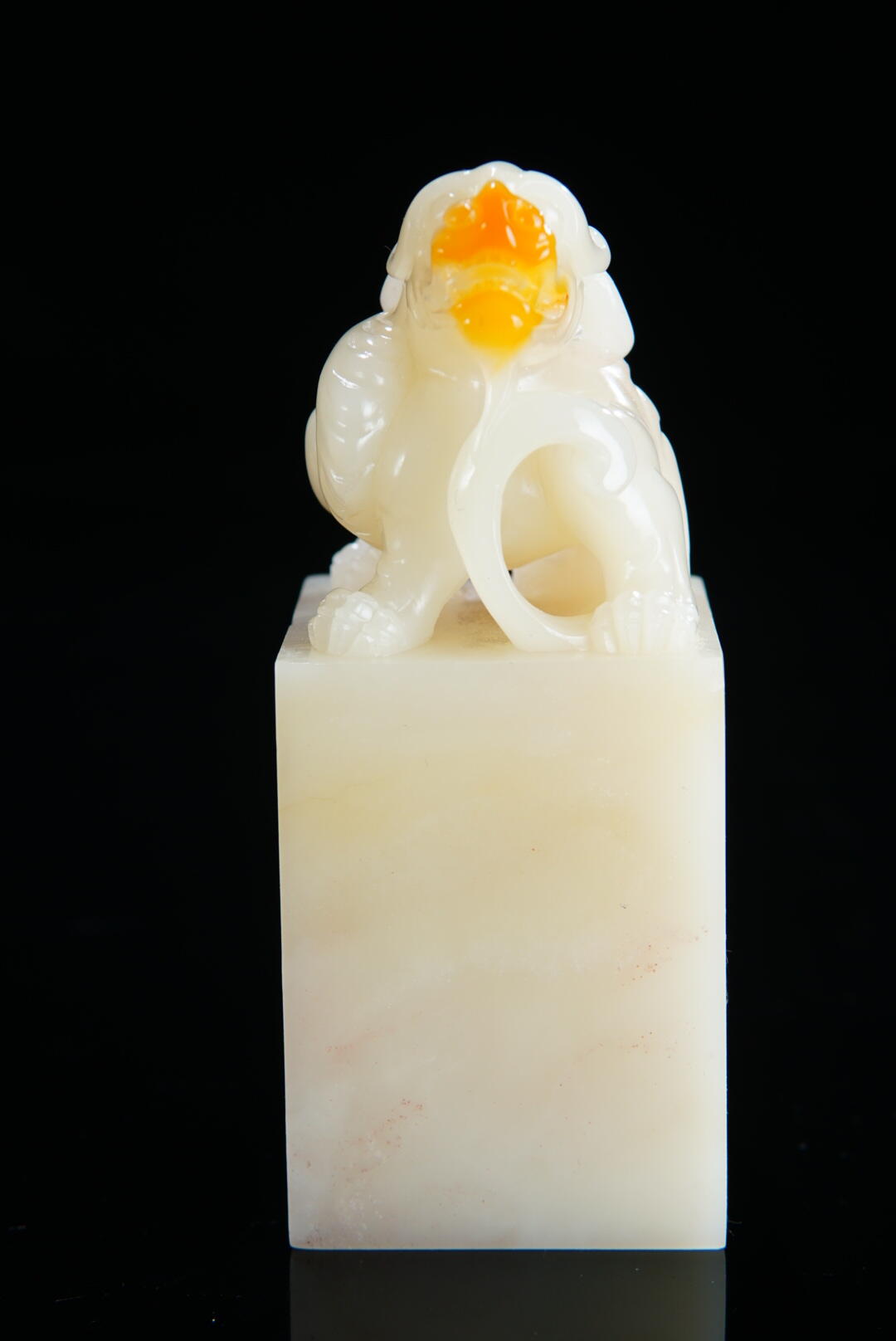 方寸藏珍·寿山田黄印章专场（二） 寿山芙蓉石《獬豸》钮章