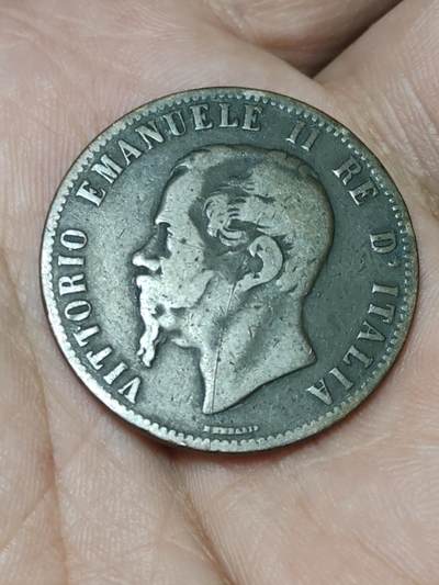 2026年第十场(总第一百七十九场）外国好品散币场(免佣金) - 流通好品–意大利王国1867年10分(维托里奥·埃马努埃莱二世，N标那不勒斯造，关门年仅发行2年)