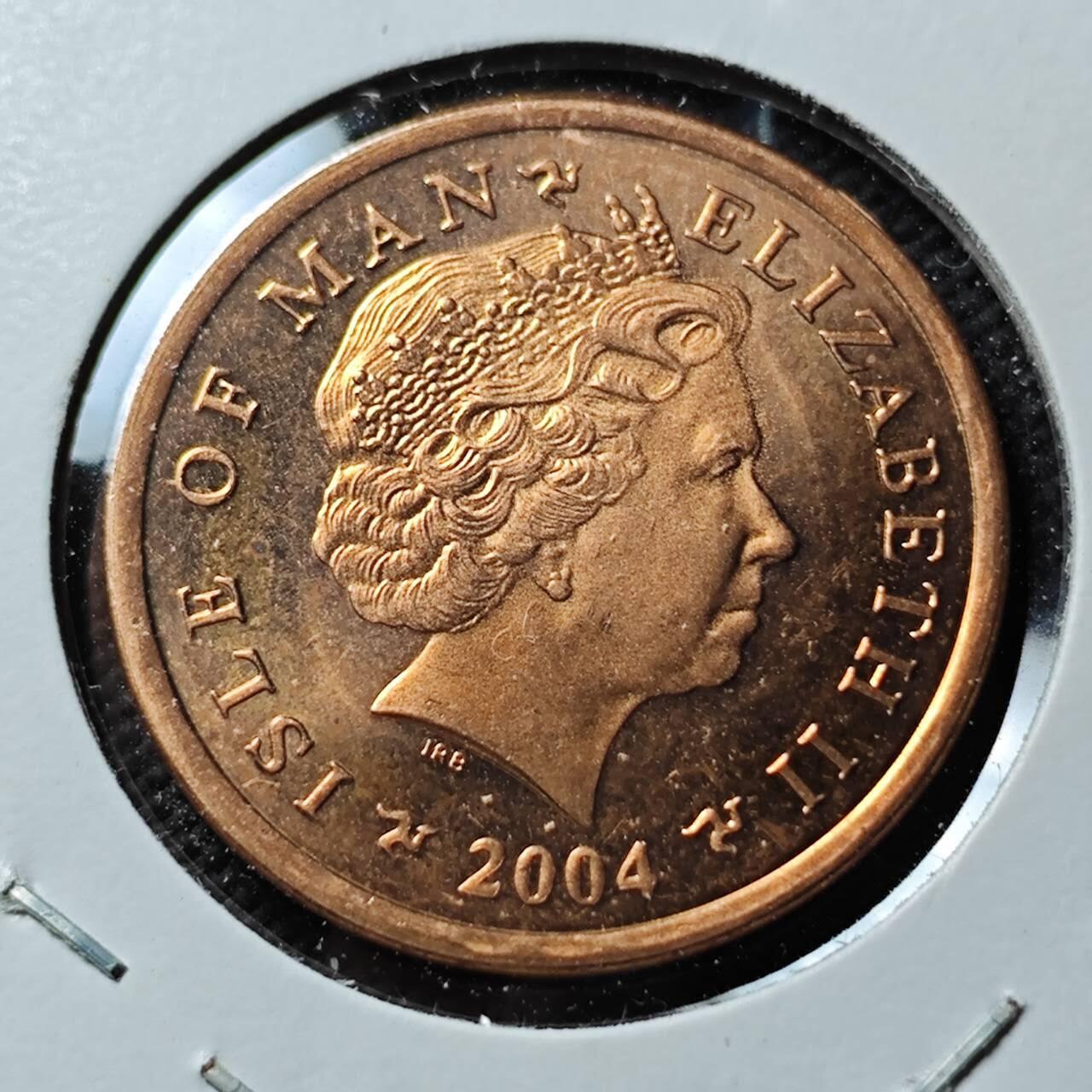 KK钱币收藏小铺  第400期  百期特拍（四拍之四）2月预留时间 周末发货  2004马恩岛2便士