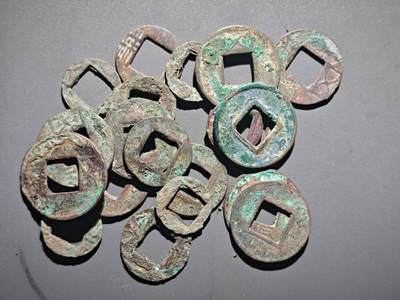 108期新疆红钱粟特钱币丝路钱币专场 - E7杂钱一组20枚