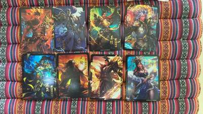 光影卡牌第28期，各家亲签，各家套卡，持续收拍品 - 卡匠三国sp特卡彩闪8张