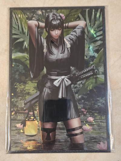 夜之极第三十八期 （1月17日周六晚9点截拍，欢迎竞拍） - 我的艺术世界 顾正炜 色卡一张 彩闪 A5大小