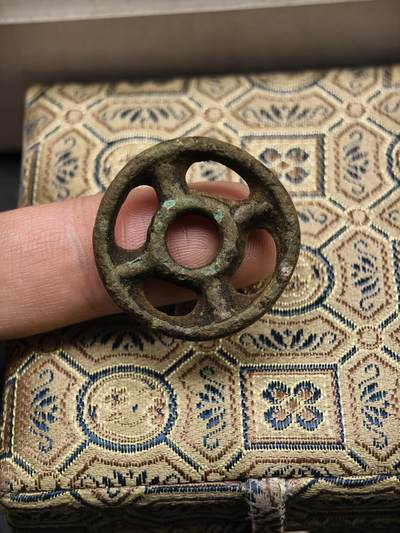 108期新疆红钱粟特钱币丝路钱币专场 - 7-8世纪七河流域碎叶城藕芯钱