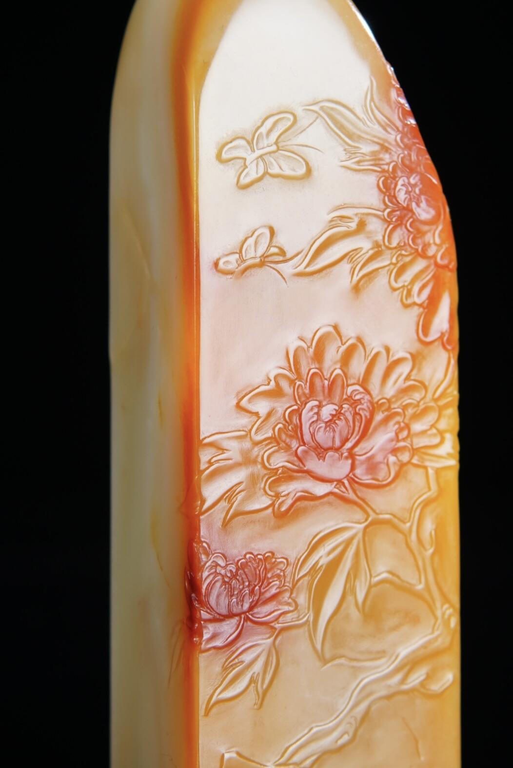 方寸藏珍·寿山田黄印章专场（二） 寿山芙蓉石《秋意》印章