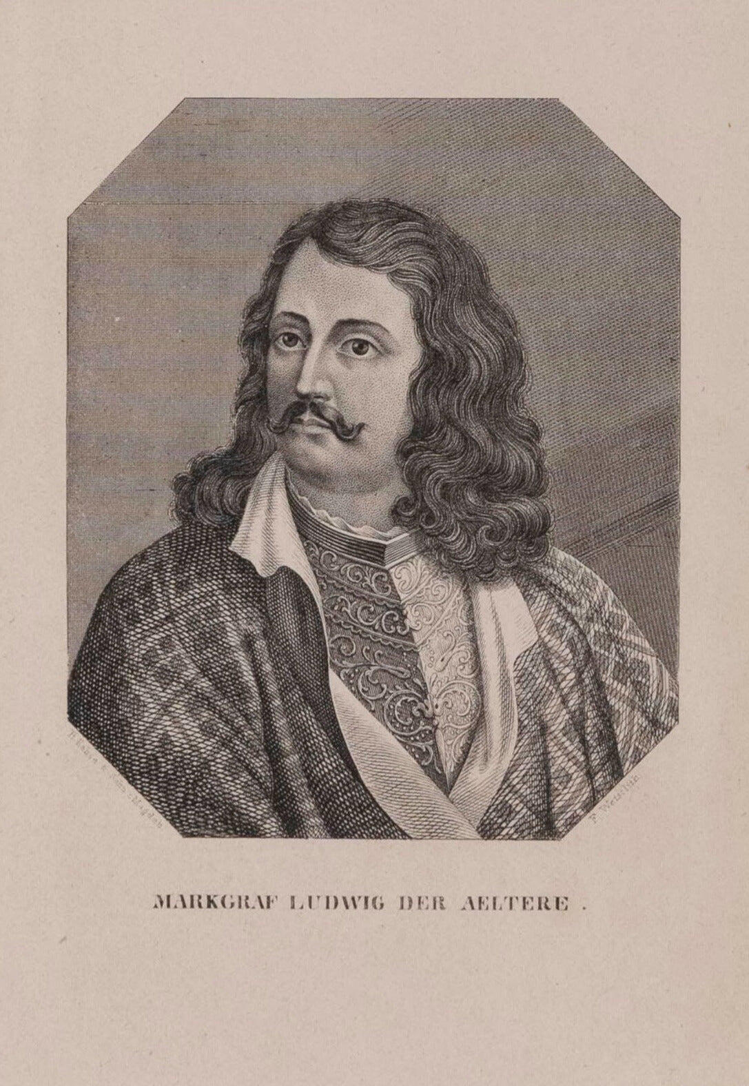 【俄甄集藏】“万象更新、马呈祥瑞”迎新春俄甄精品场-2026年(047)01-21 星期三 晚 19:30 全场包邮 德国1850年历史人物系列-勃兰登堡-拜罗伊姆边区伯爵路德维希·勃兰登堡大铜章，NGC MS64，高浮雕，巧克力包浆，顶级状态，名家Loos作品，类精制底板