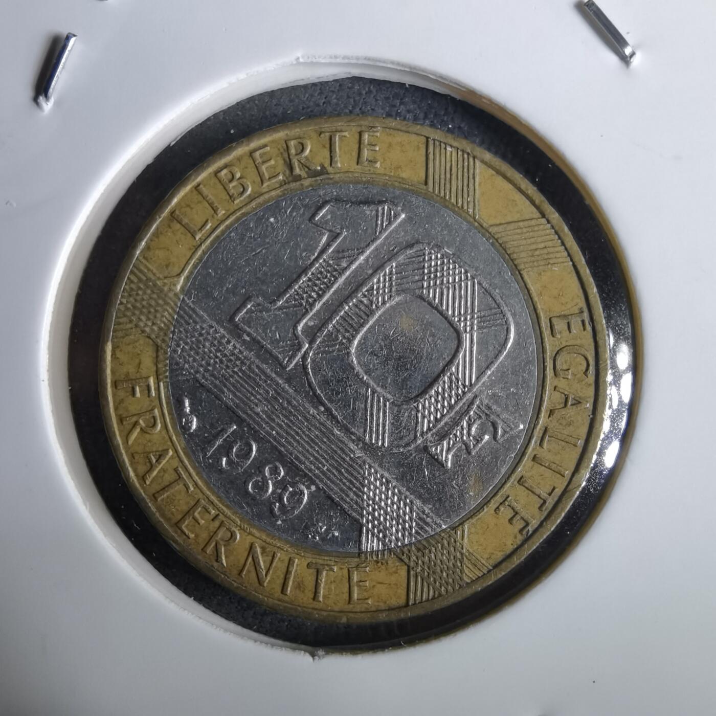 沼泽如烟--第965场 法国1989年10法郎