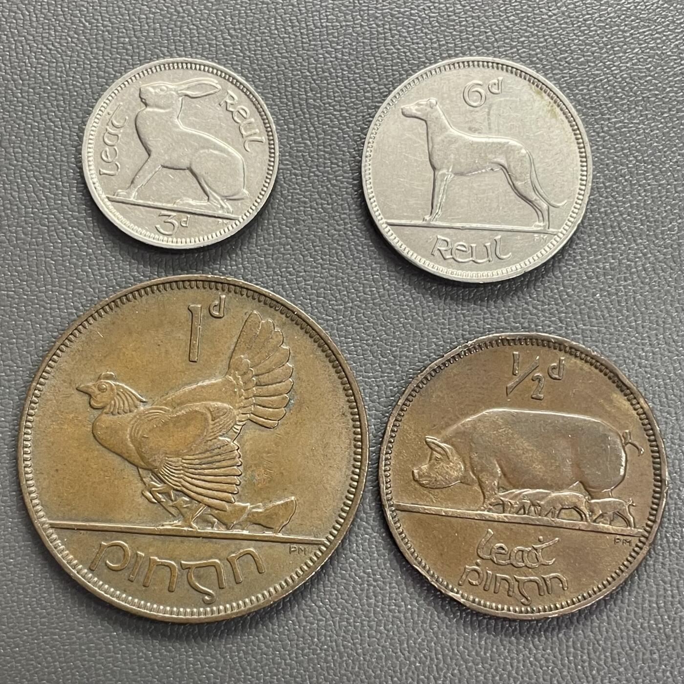 回流0120 爱尔兰美品4枚