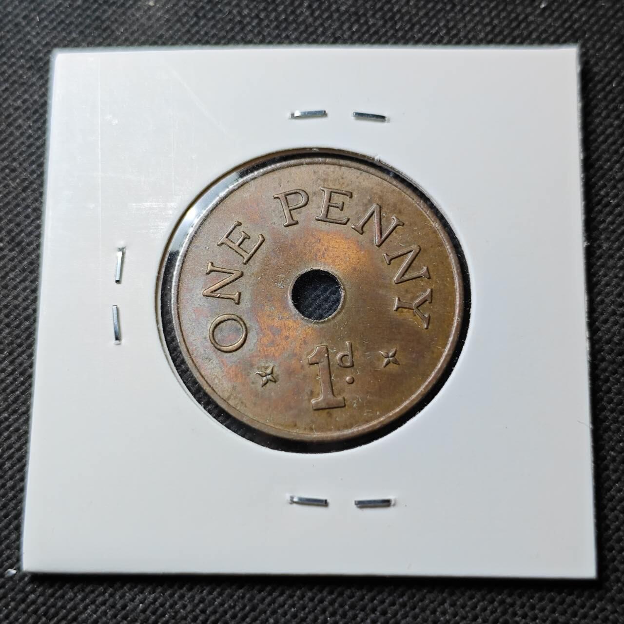 KK钱币收藏小铺  第400期  百期特拍（四拍之四）2月预留时间 周末发货  1966赞比亚1便士铜币 退光状态