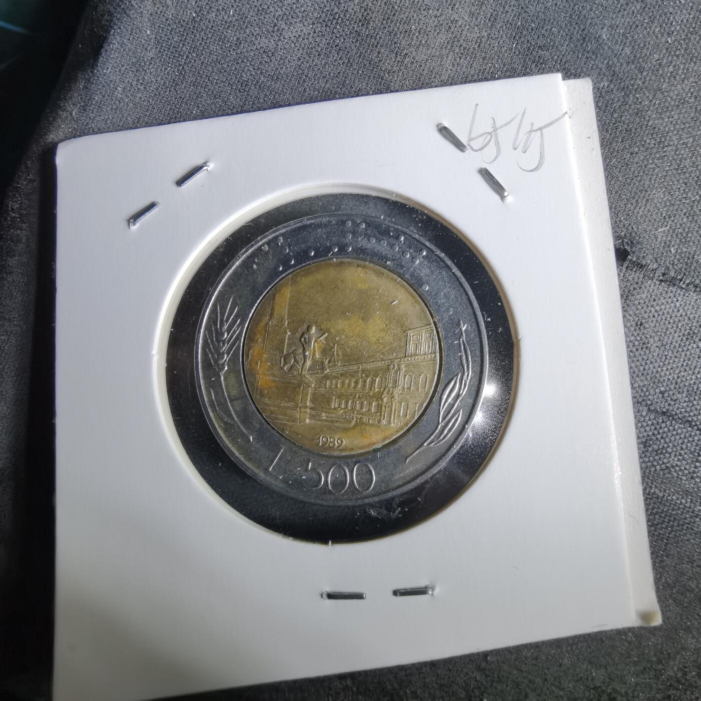 沼泽如烟--第965场 意大利1989年500里拉