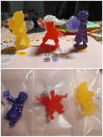 春节前倒数第三场！！龙虎卡牌-七三场（满200元包邮，无佣金，每周六结拍，欢迎送拍） - 卡游橡皮人 3个