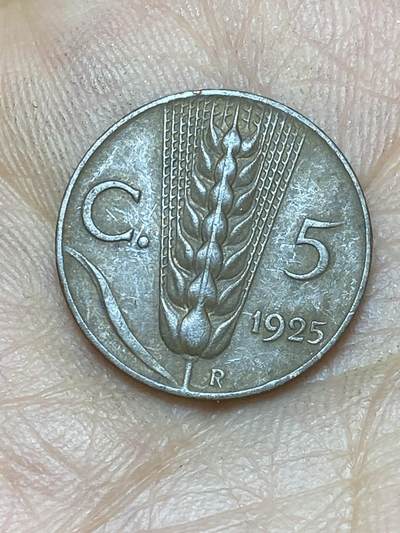 2026年第十场(总第一百七十九场）外国好品散币场(免佣金) - 意大利王国1925年5分(维托里奥·埃马努埃莱三世第三套)