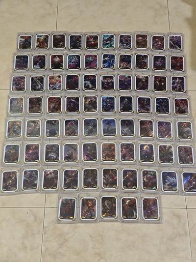 夜之极第三十八期 （1月17日周六晚9点截拍，欢迎竞拍） - 卡动 封神 段磊 彩闪七十五张套（带卡砖，鉴赏佳品）