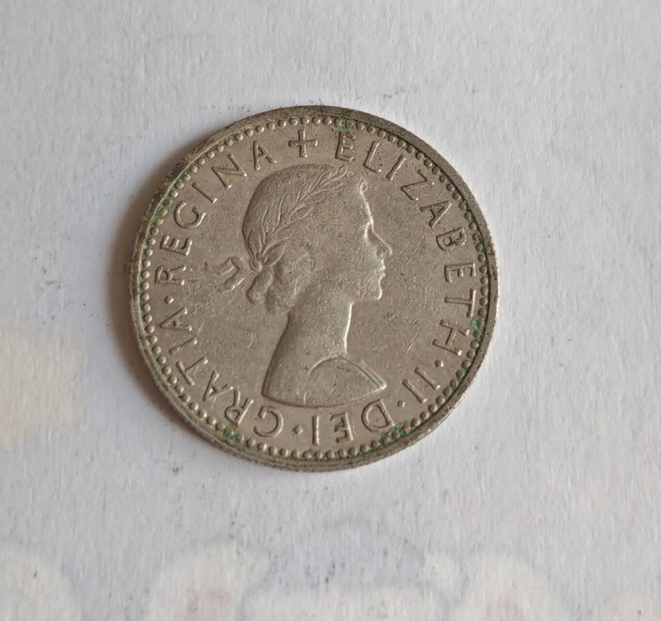 外国硬币 🔍 这是一枚1965年英国6便士（Sixpence）硬币