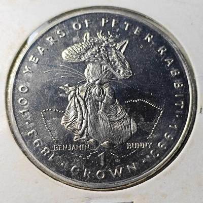 KK钱币收藏小铺  第400期  百期特拍（四拍之四）2月预留时间 周末发货 -   1993直布罗陀1克朗纪念币 彼得兔系列