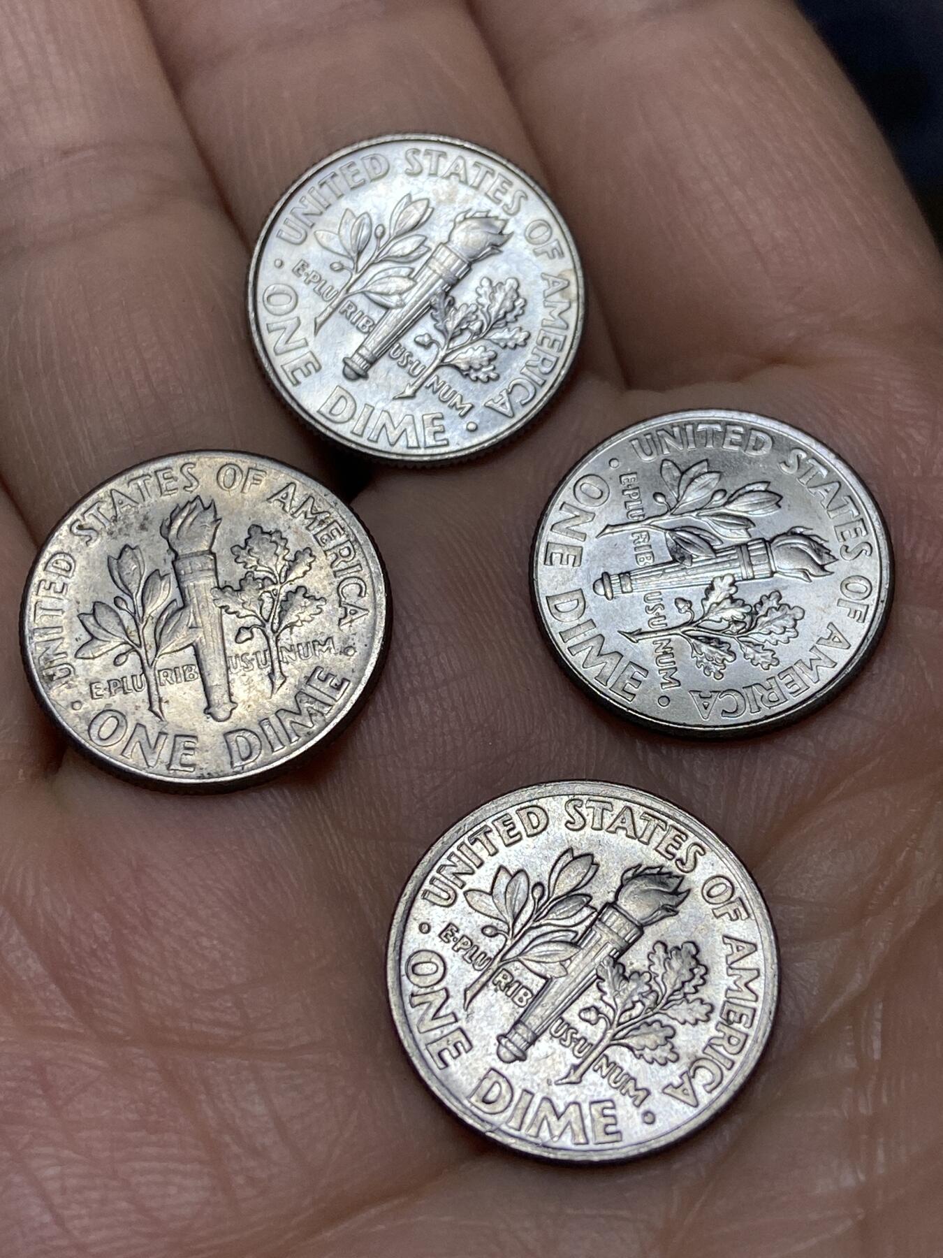 2026年第十场(总第一百七十九场）外国好品散币场(免佣金) 好品–美国🇺🇸1角4枚：1976年96年，2006年，2009年