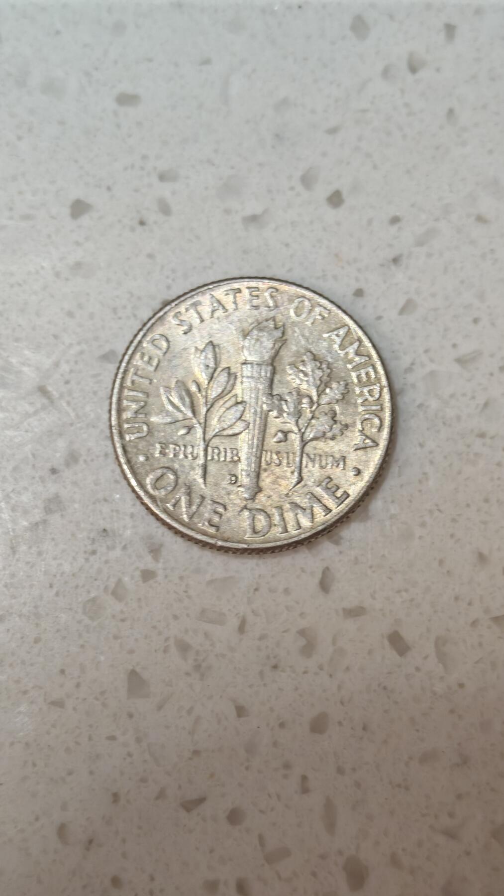 小银币场 美国1964年10分银币