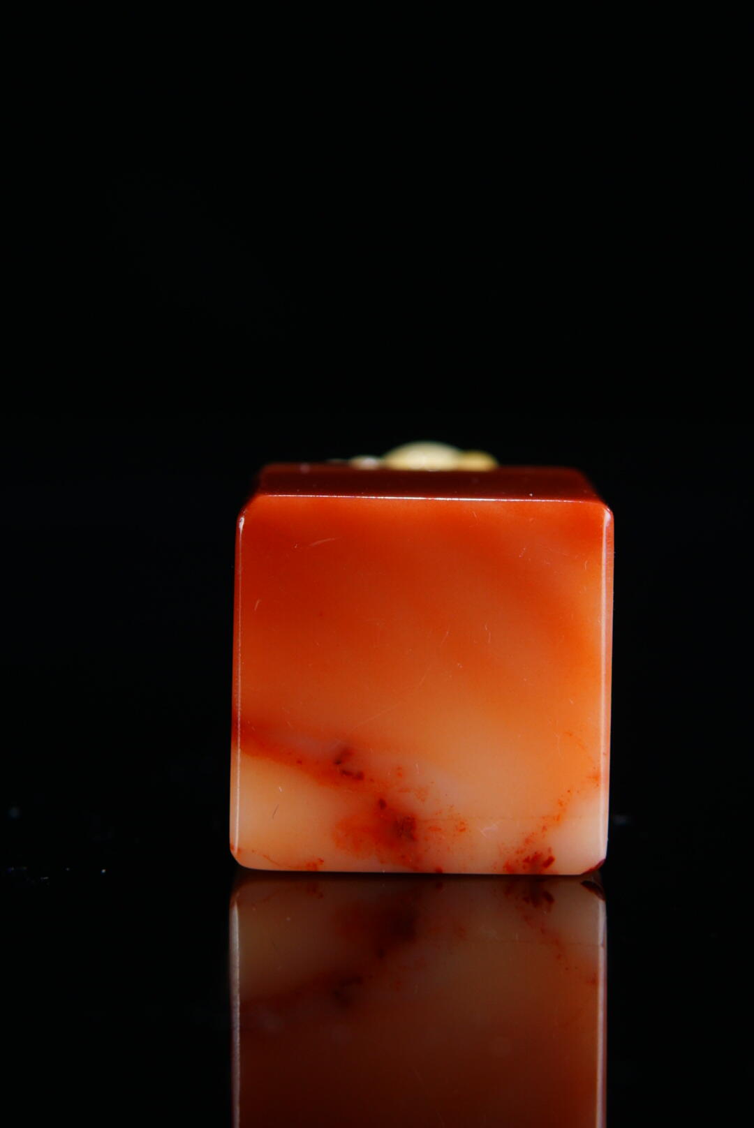 方寸藏珍·寿山田黄印章专场（二） 寿山高山石《双螭戏珠》钮章